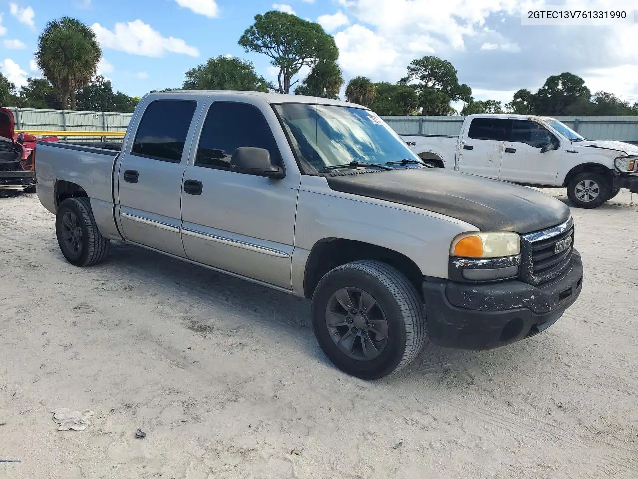 2006 GMC SIERRA VIN 2GTEC13V761331990 — фото 4