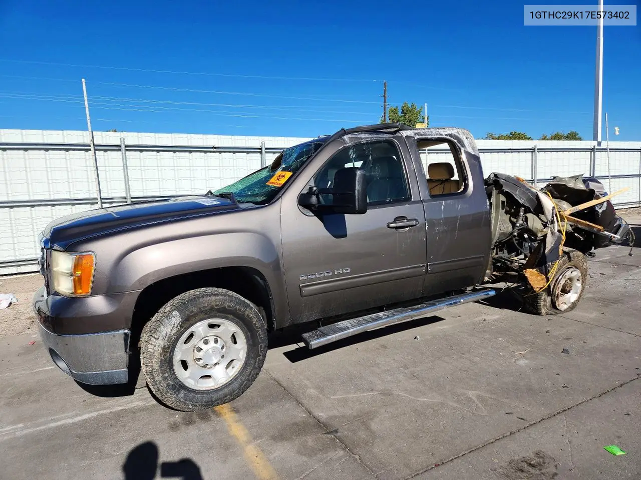 GMC SIERRA 2007, VIN 1GTHC29K17E573402