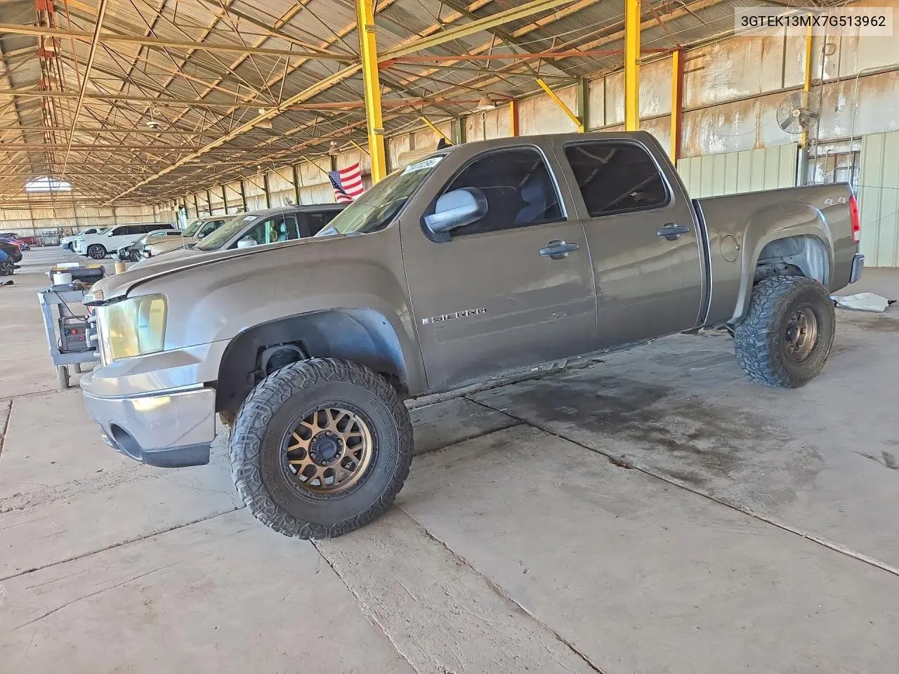 GMC SIERRA 2007, VIN 3GTEK13MX7G513962