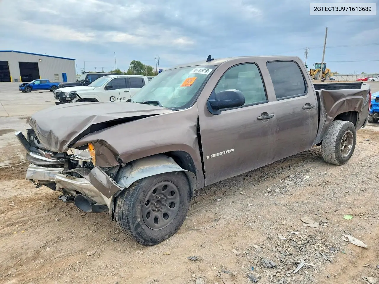 GMC SIERRA 2007, VIN 2GTEC13J971613689