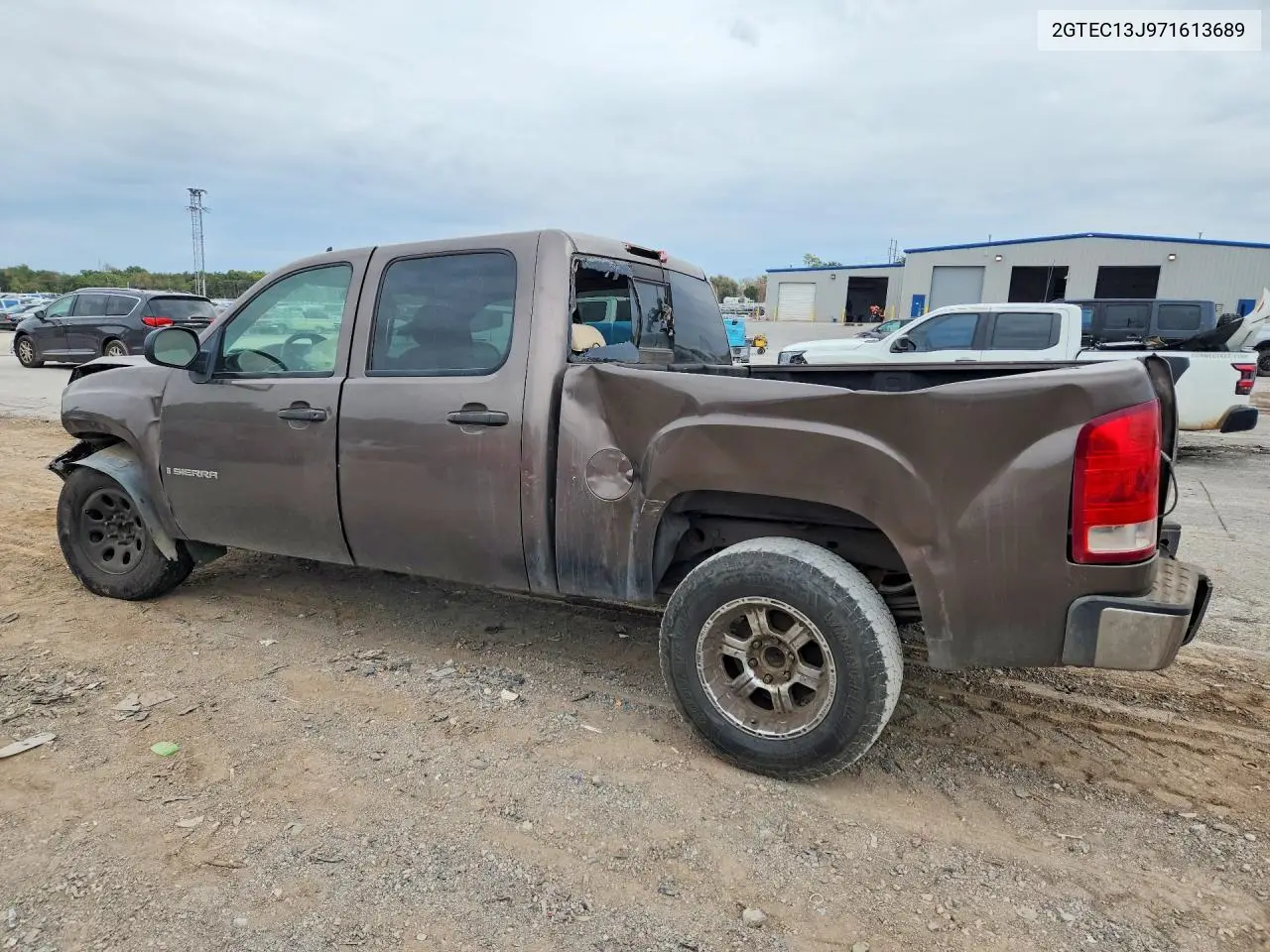 2007 GMC SIERRA VIN 2GTEC13J971613689 — фото 2