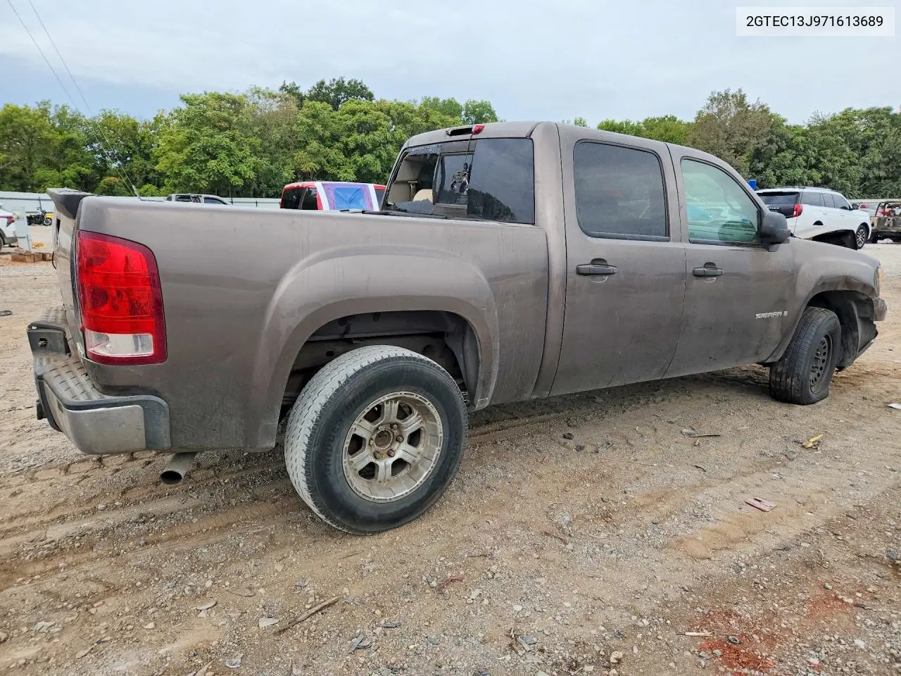 2007 GMC SIERRA VIN 2GTEC13J971613689 — фото 3