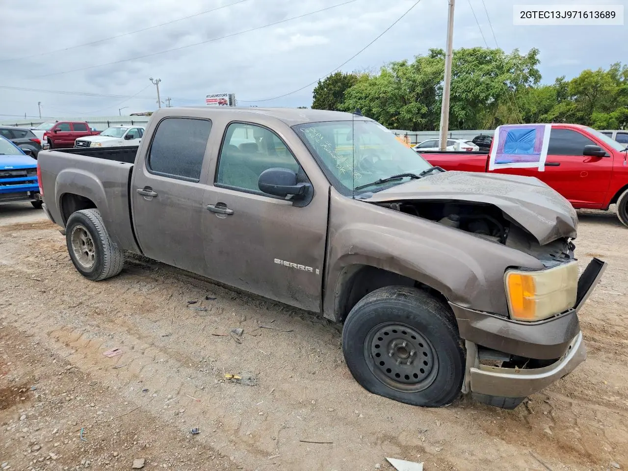 2007 GMC SIERRA VIN 2GTEC13J971613689 — фото 4