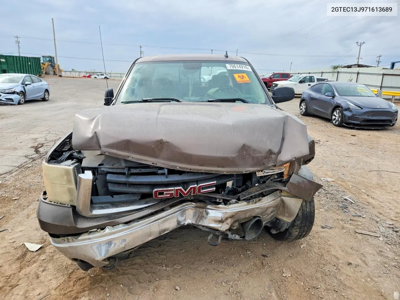 2007 GMC SIERRA VIN 2GTEC13J971613689 — фото 5