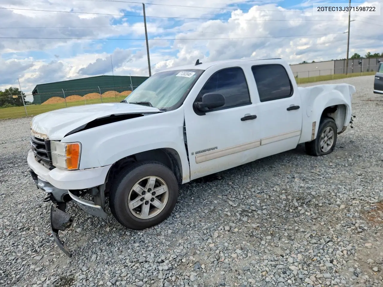 GMC SIERRA 2007, VIN 2GTEC13J371598722