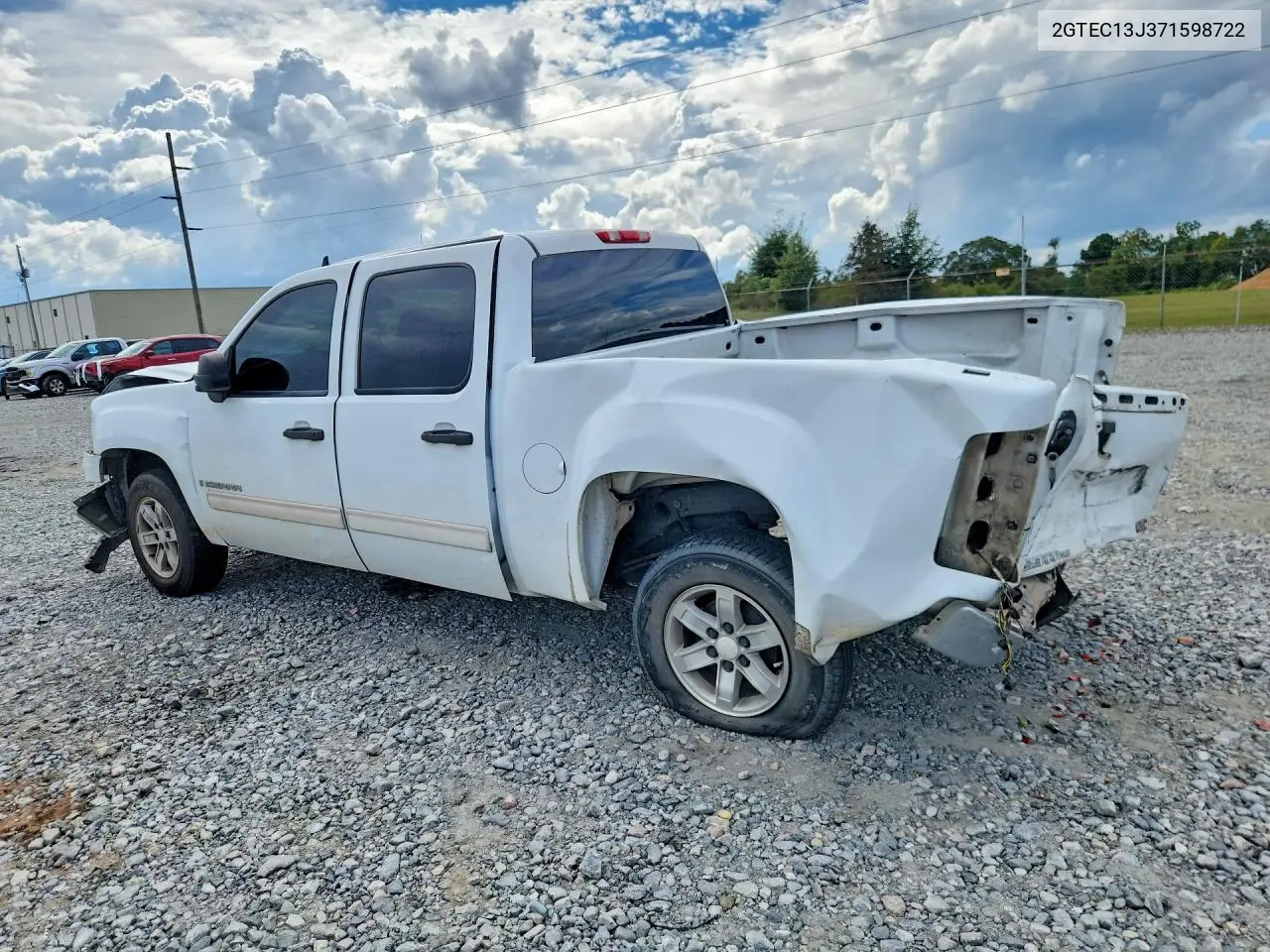 2007 GMC SIERRA VIN 2GTEC13J371598722 — фото 2