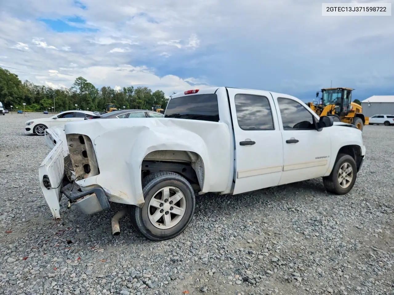 2007 GMC SIERRA VIN 2GTEC13J371598722 — фото 3
