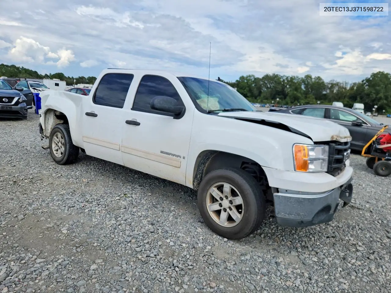 2007 GMC SIERRA VIN 2GTEC13J371598722 — фото 4
