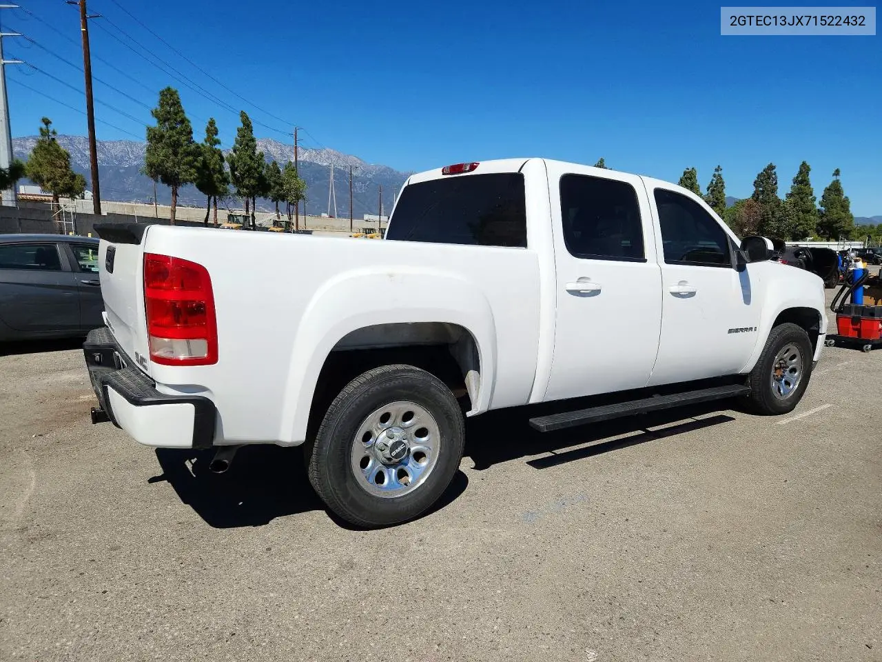 2007 GMC SIERRA VIN 2GTEC13JX71522432 — фото 3