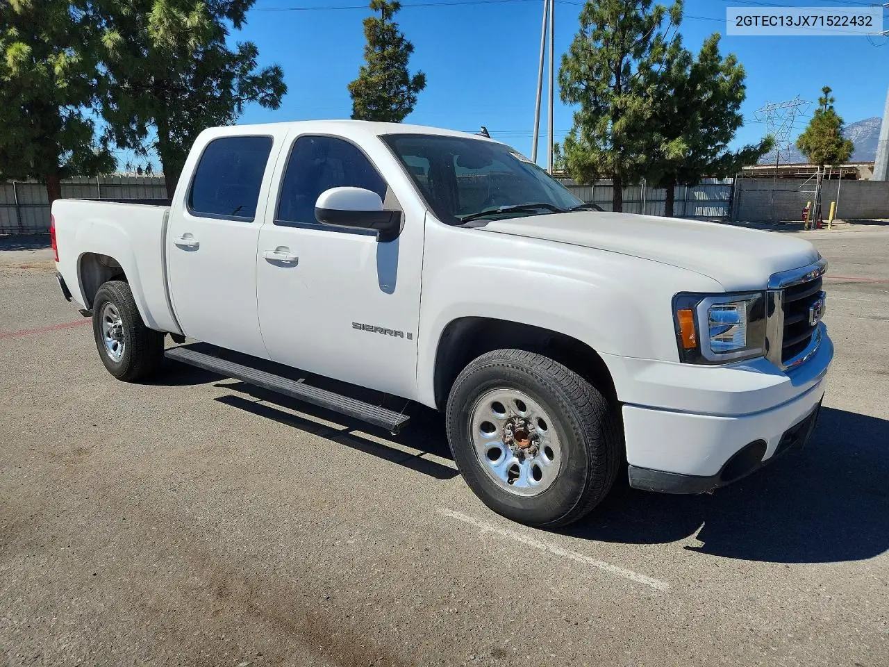 2007 GMC SIERRA VIN 2GTEC13JX71522432 — фото 4