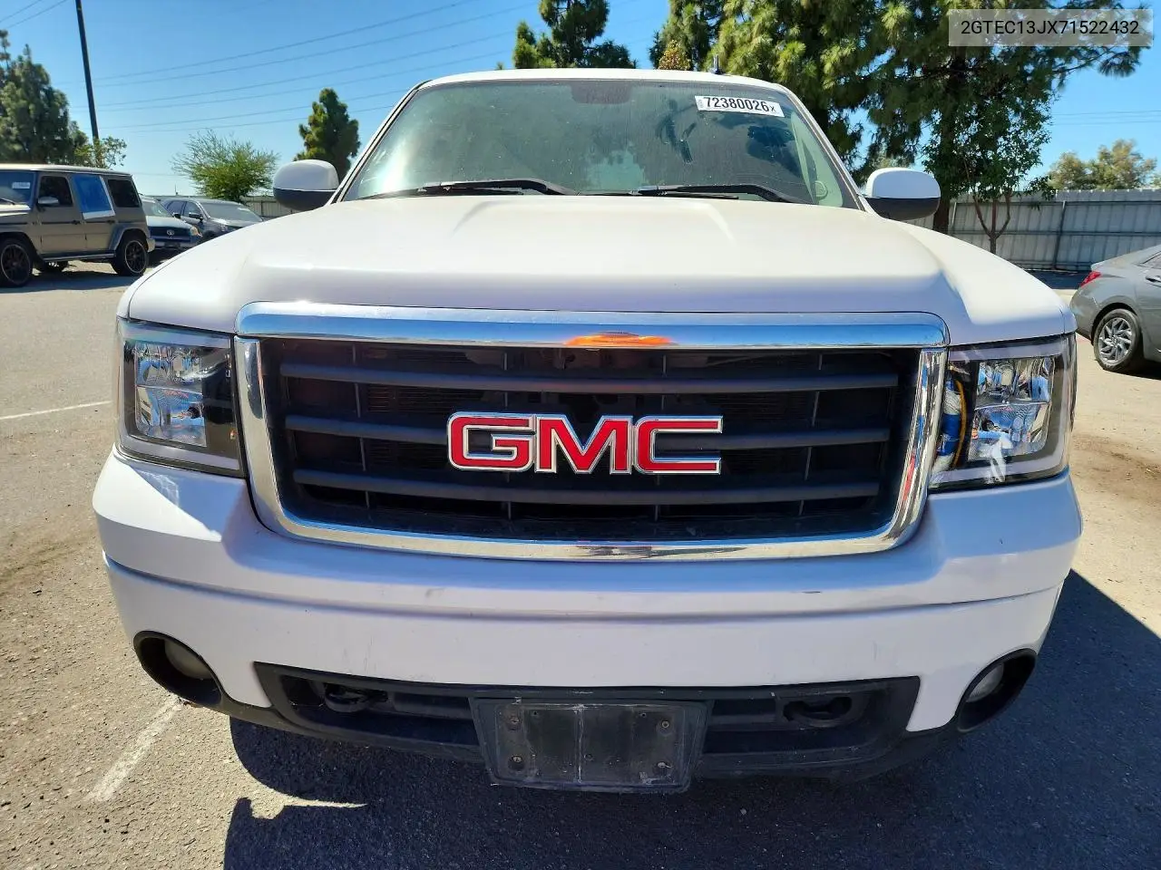 2007 GMC SIERRA VIN 2GTEC13JX71522432 — фото 5