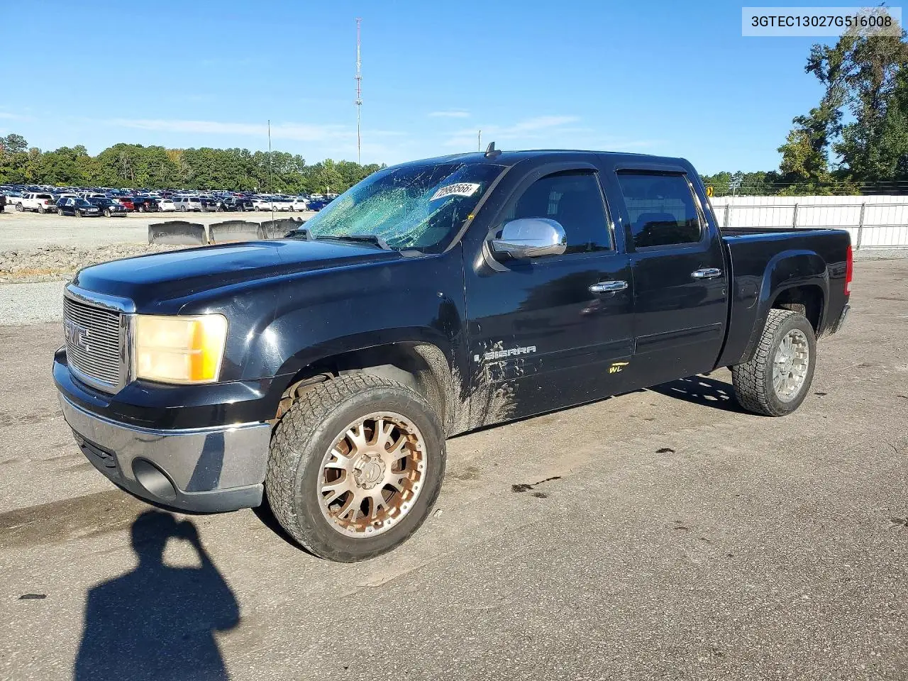 GMC SIERRA 2007, VIN 3GTEC13027G516008