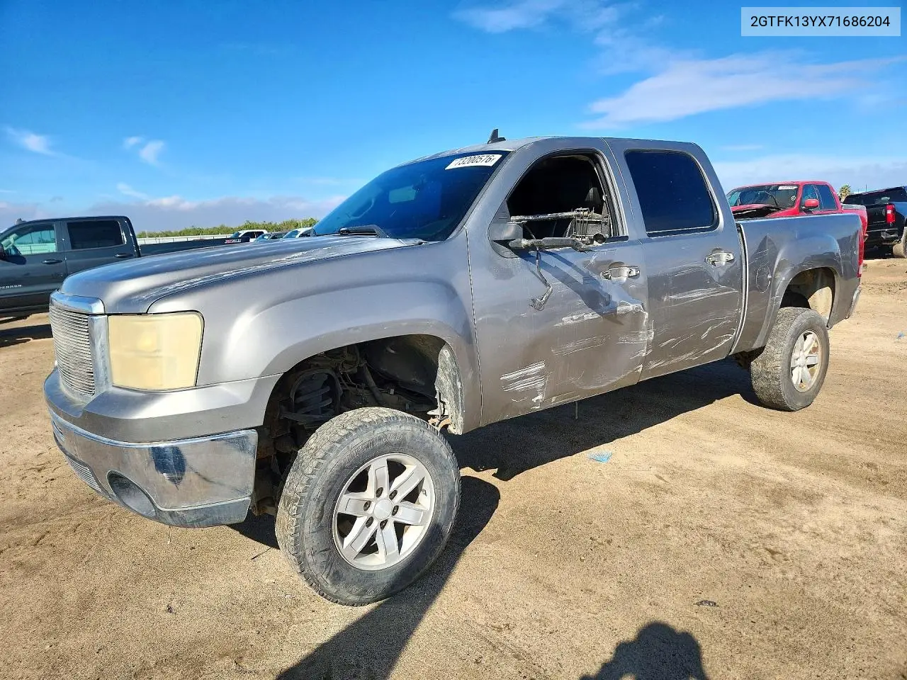 GMC SIERRA 2007, VIN 2GTFK13YX71686204