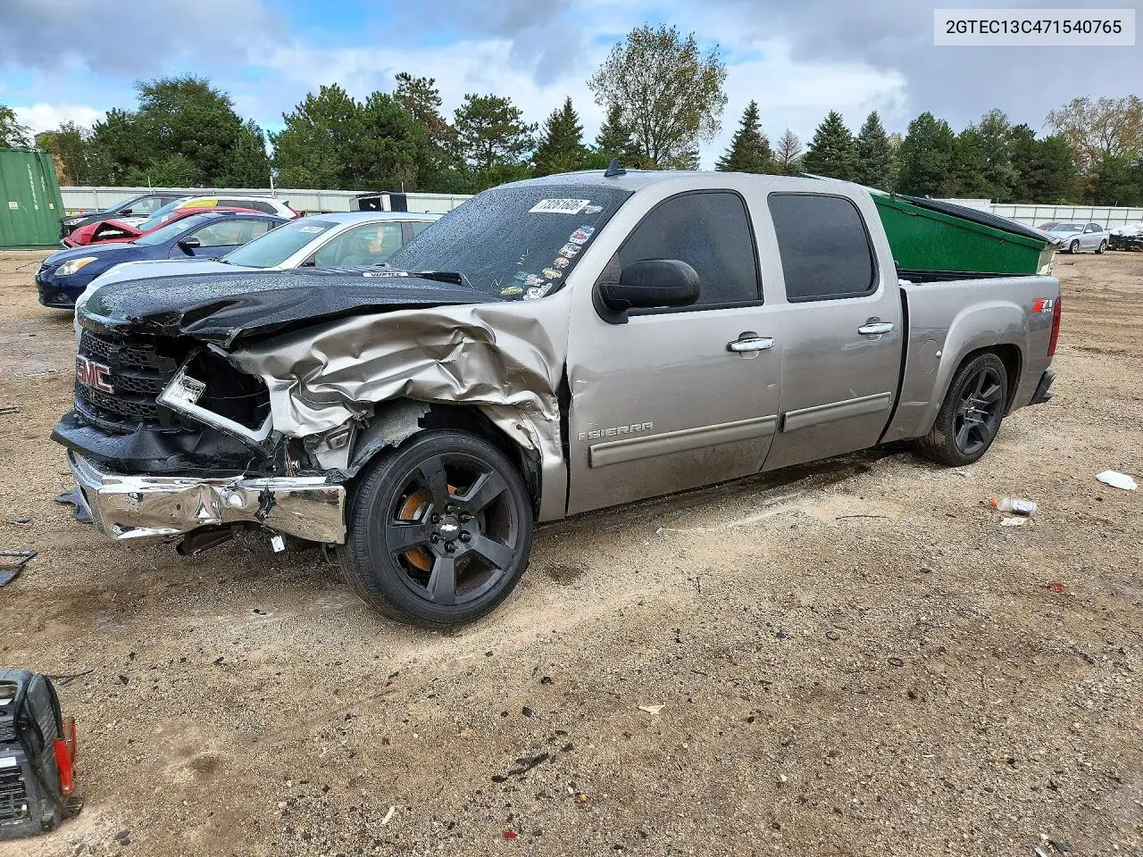 GMC SIERRA 2007, VIN 2GTEC13C471540765