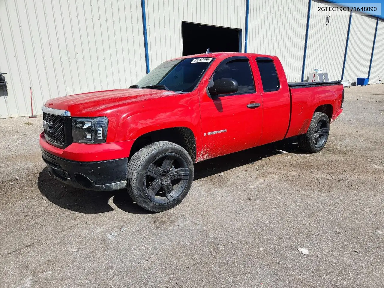 GMC SIERRA 2007, VIN 2GTEC19C171648090