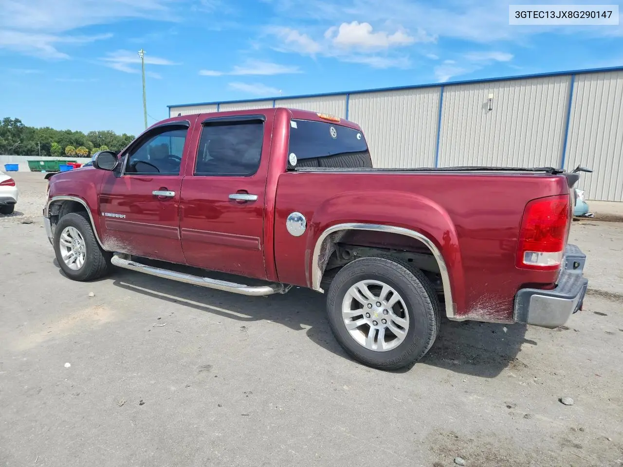 2008 GMC SIERRA VIN 3GTEC13JX8G290147 — фото 2