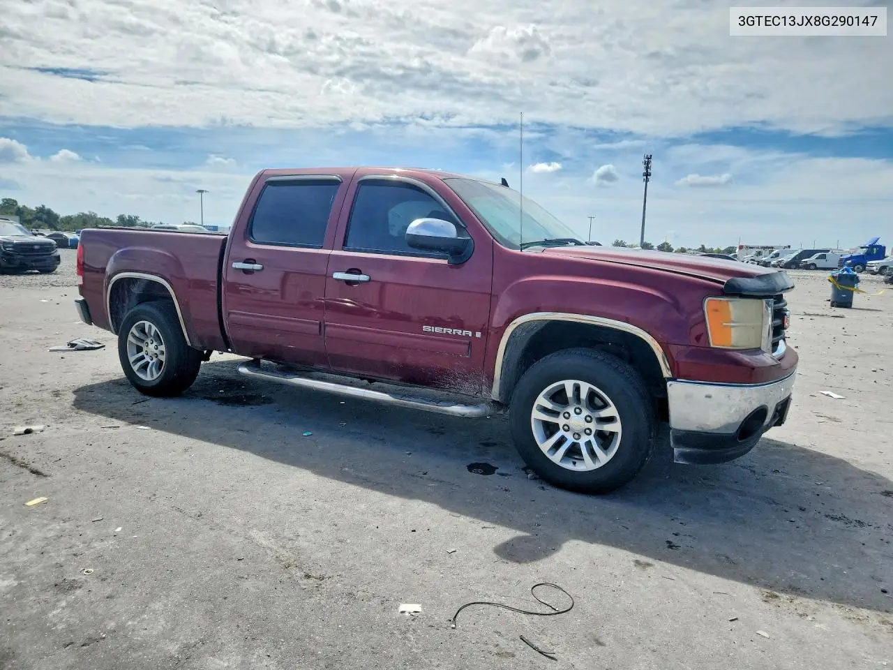 2008 GMC SIERRA VIN 3GTEC13JX8G290147 — фото 4