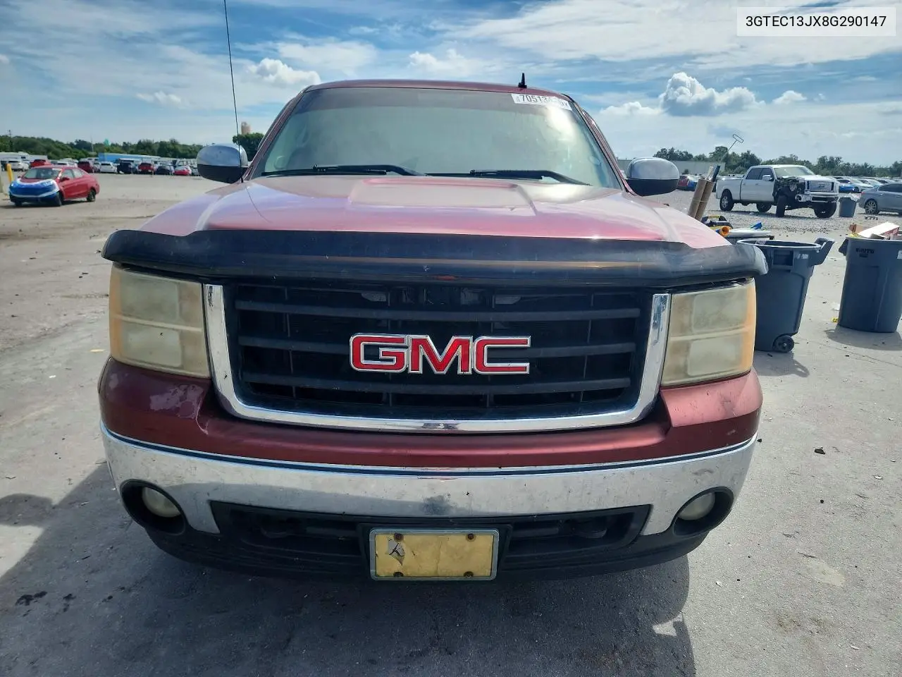 2008 GMC SIERRA VIN 3GTEC13JX8G290147 — фото 5