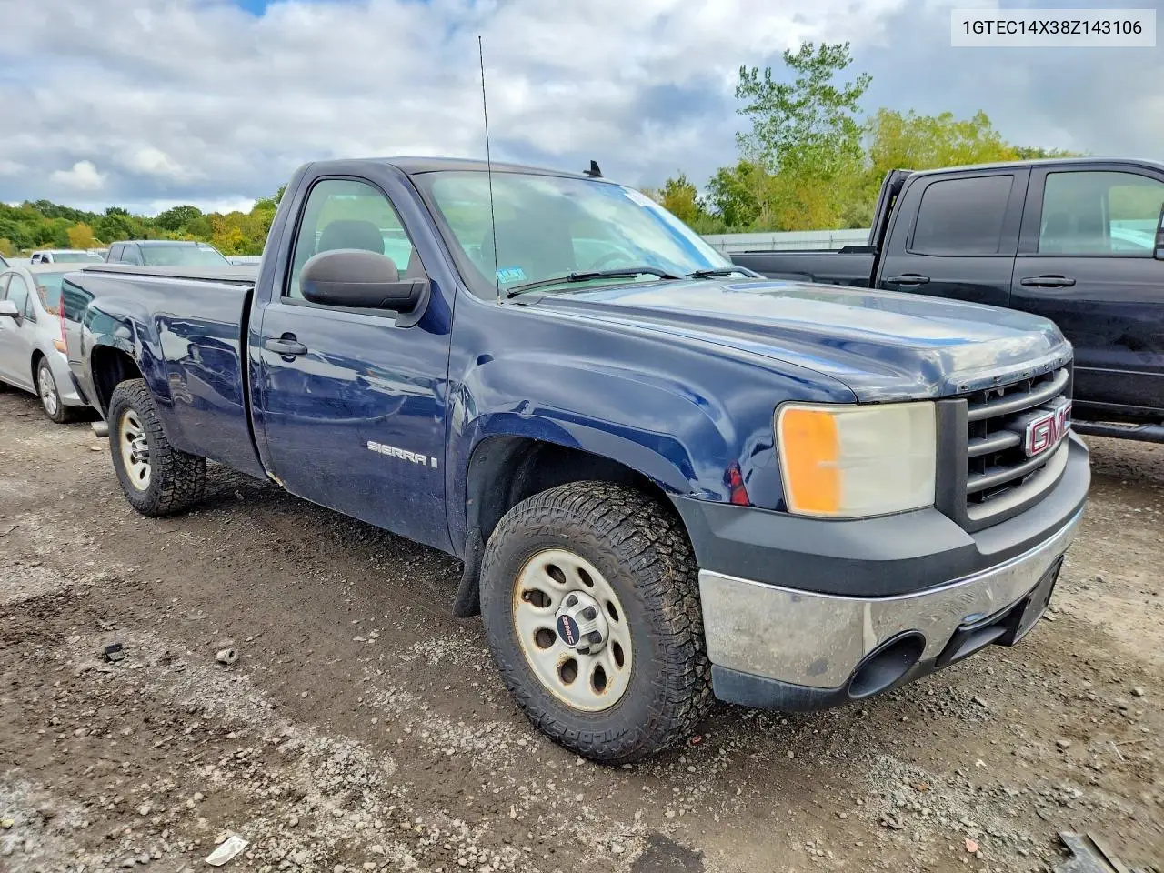 2008 GMC SIERRA VIN 1GTEC14X38Z143106 — фото 4