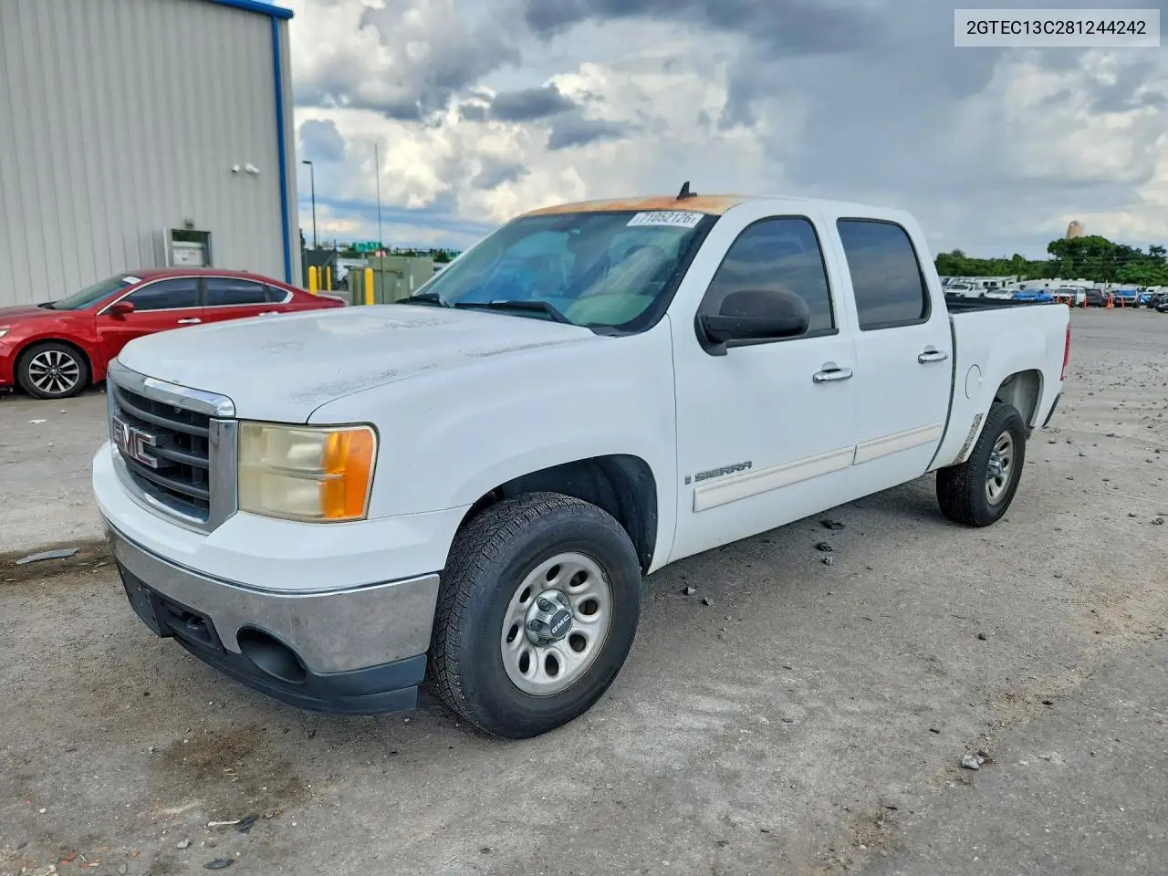 GMC SIERRA 2008, VIN 2GTEC13C281244242