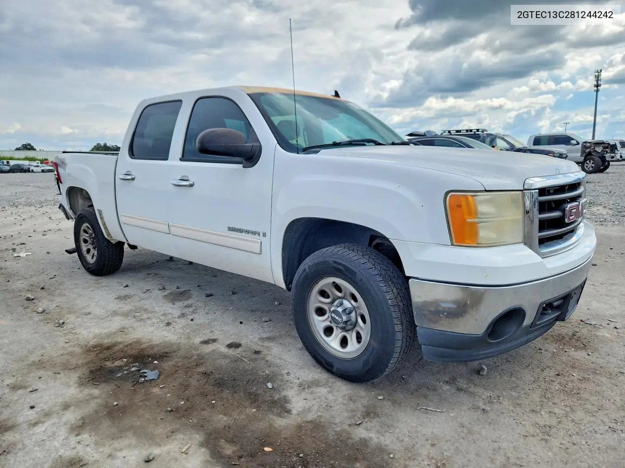 2008 GMC SIERRA VIN 2GTEC13C281244242 — фото 4