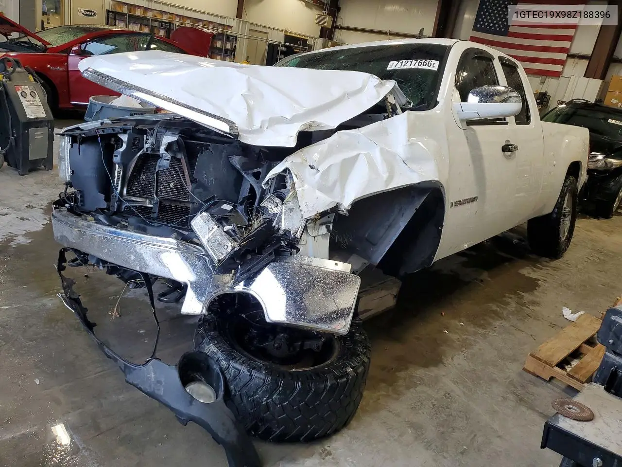 GMC SIERRA 2008, VIN 1GTEC19X98Z188396