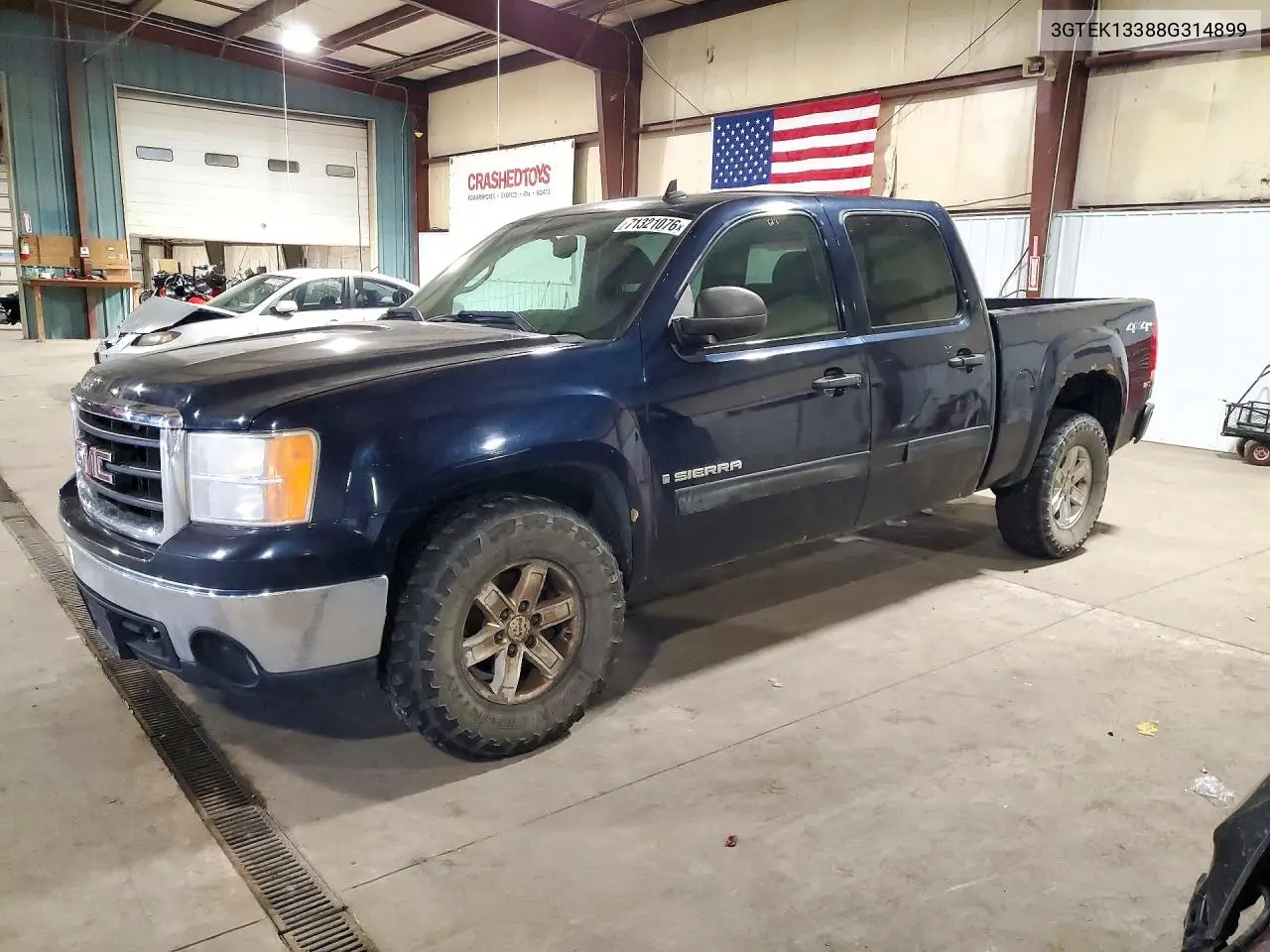 GMC SIERRA 2008, VIN 3GTEK13388G314899