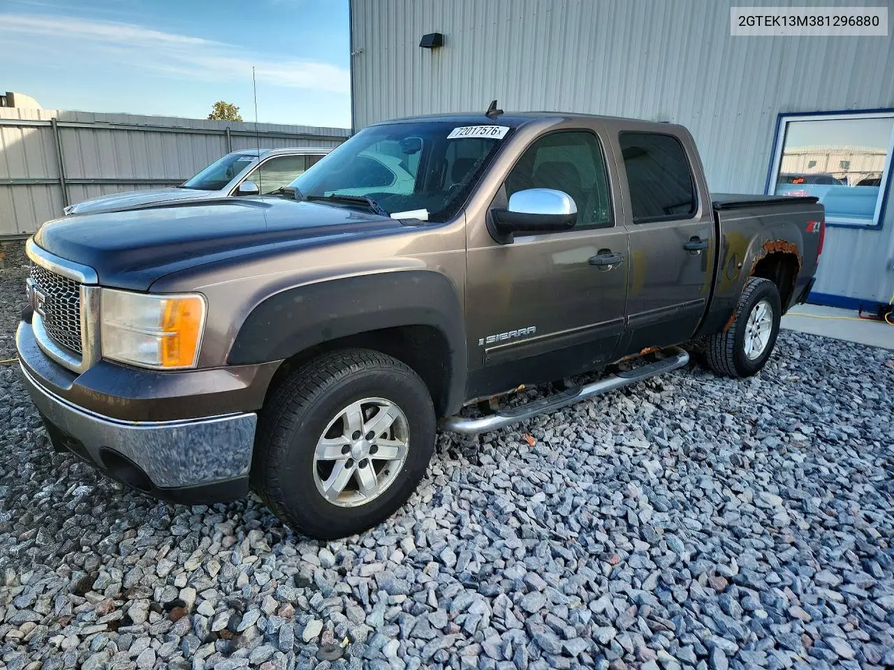 GMC SIERRA 2008, VIN 2GTEK13M381296880