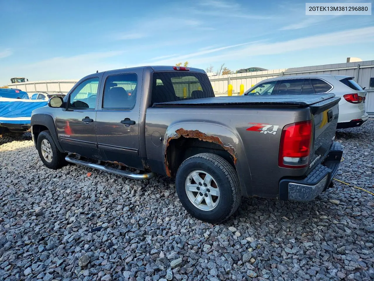 2008 GMC SIERRA VIN 2GTEK13M381296880 — фото 2