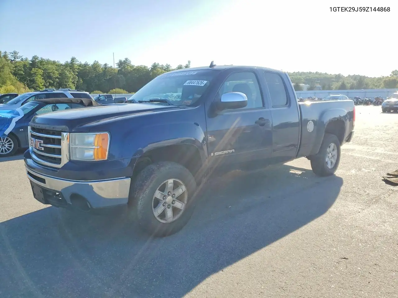 GMC SIERRA 2009, VIN 1GTEK29J59Z144868