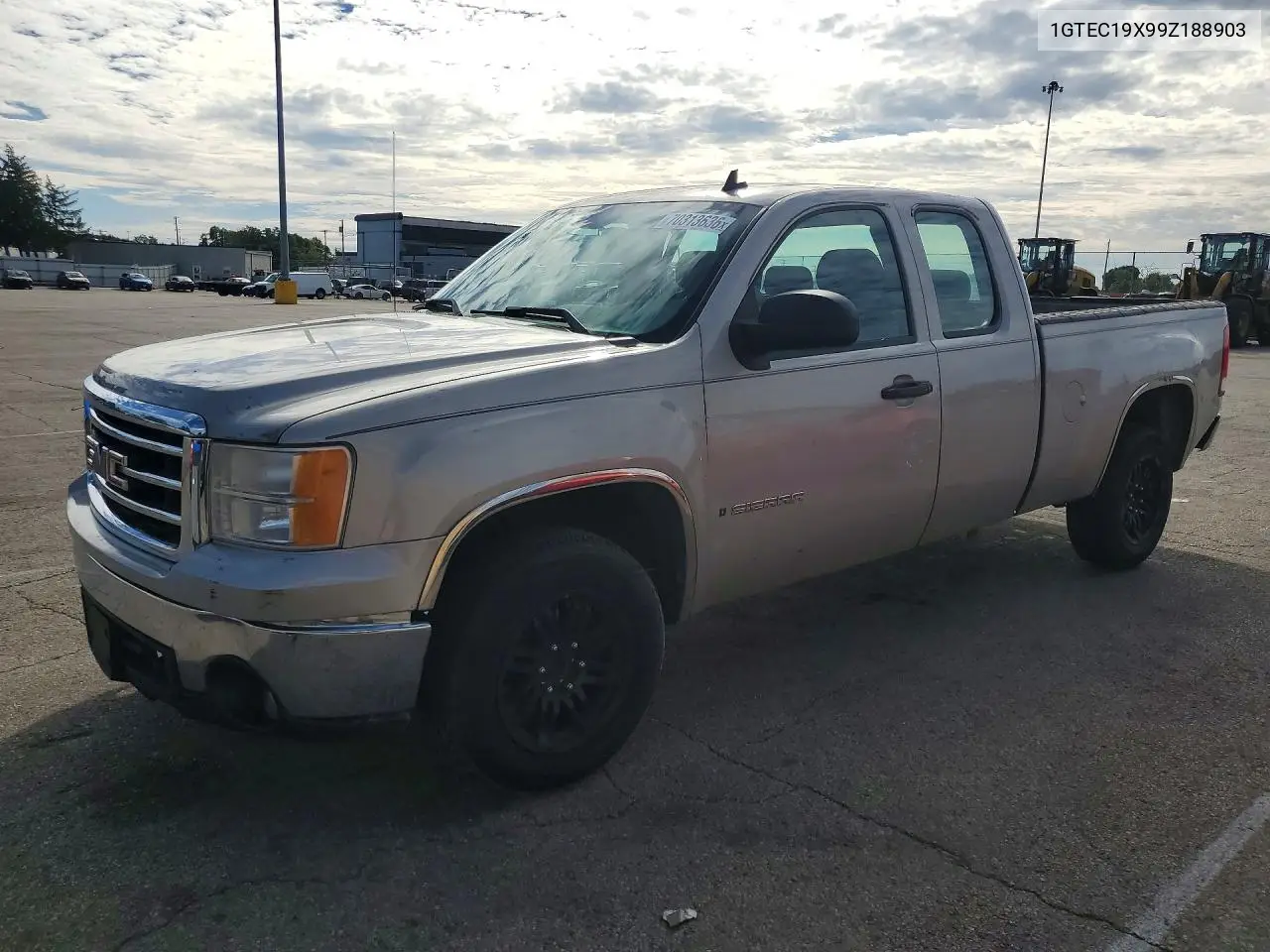 2009 GMC SIERRA VIN 1GTEC19X99Z188903 — фото 1