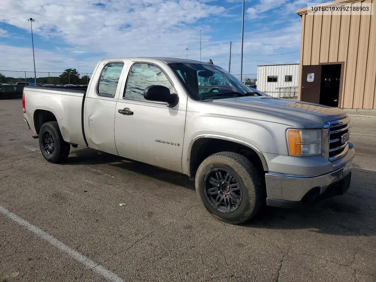 2009 GMC SIERRA VIN 1GTEC19X99Z188903 — фото 4