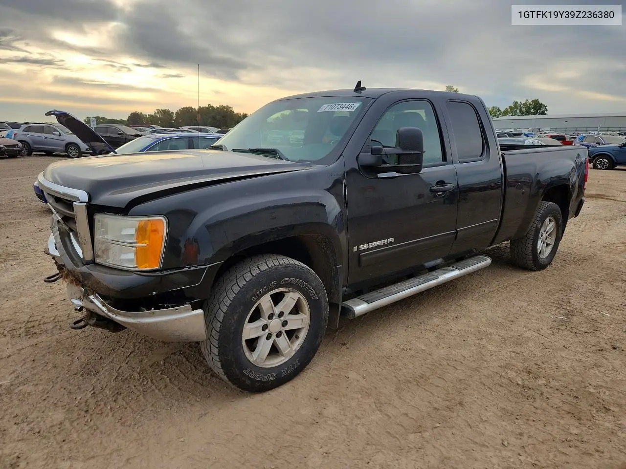 GMC SIERRA 2009, VIN 1GTFK19Y39Z236380