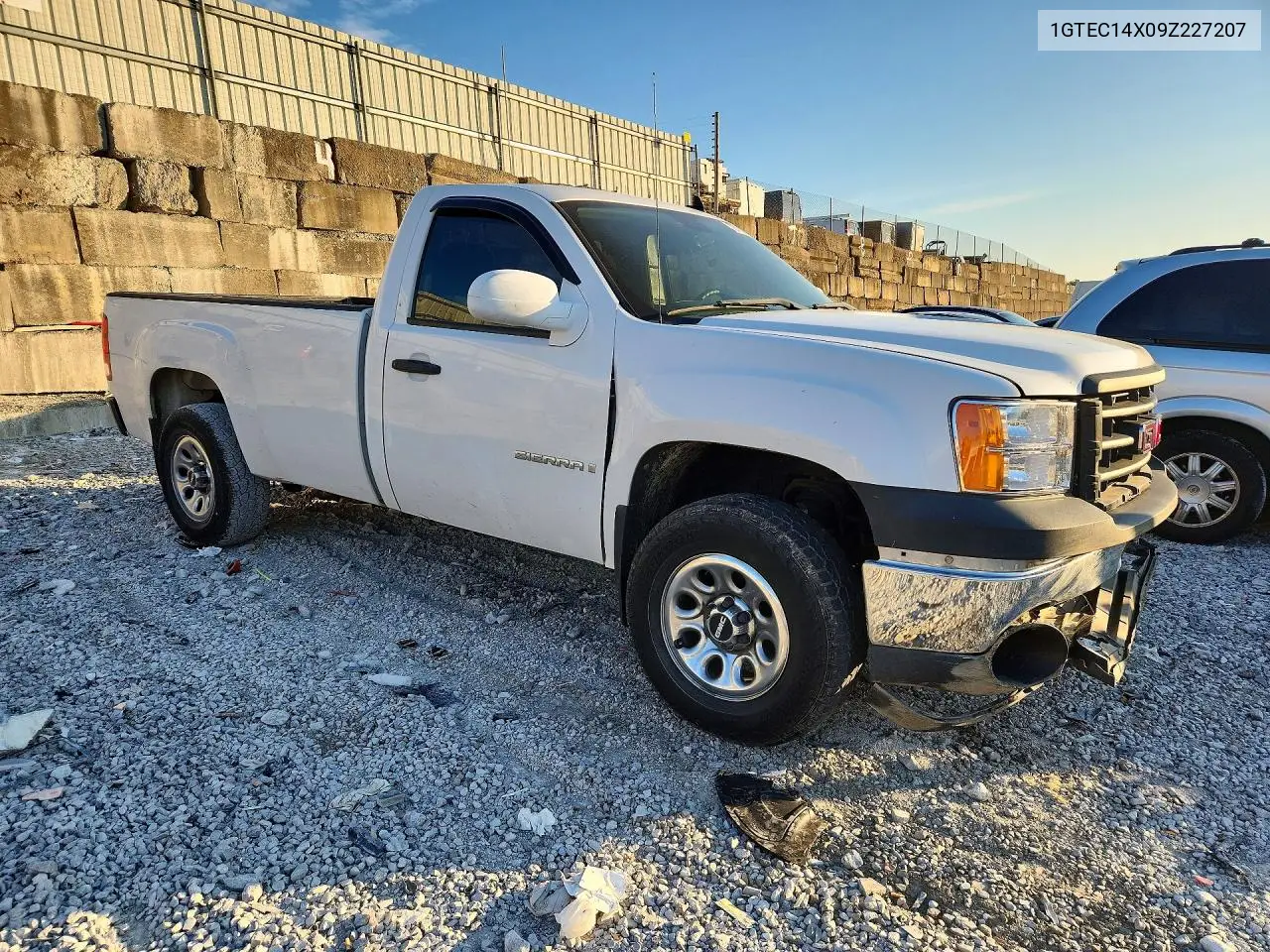 2009 GMC SIERRA VIN 1GTEC14X09Z227207 — фото 2