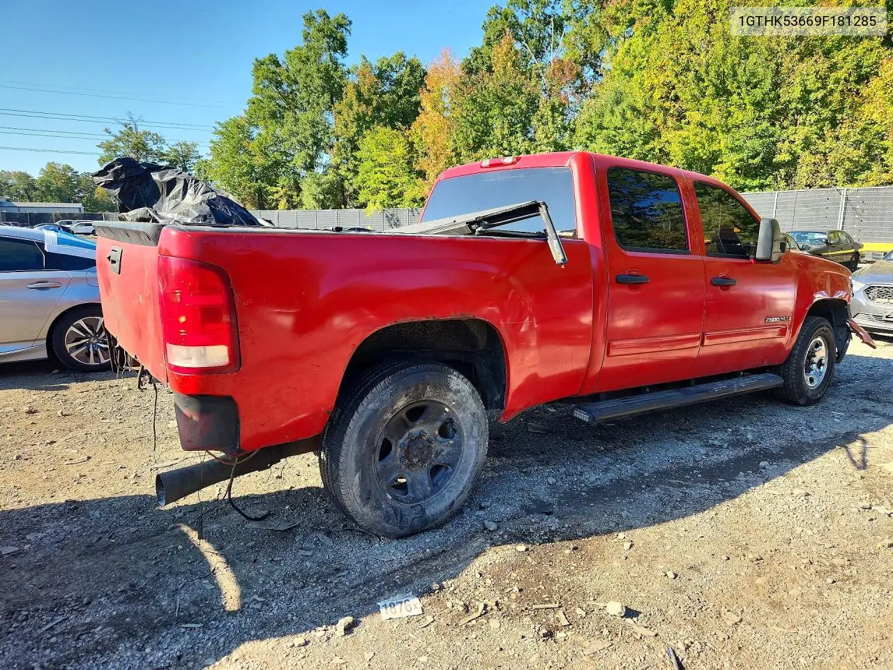 2009 GMC SIERRA VIN 1GTHK53669F181285 — фото 3