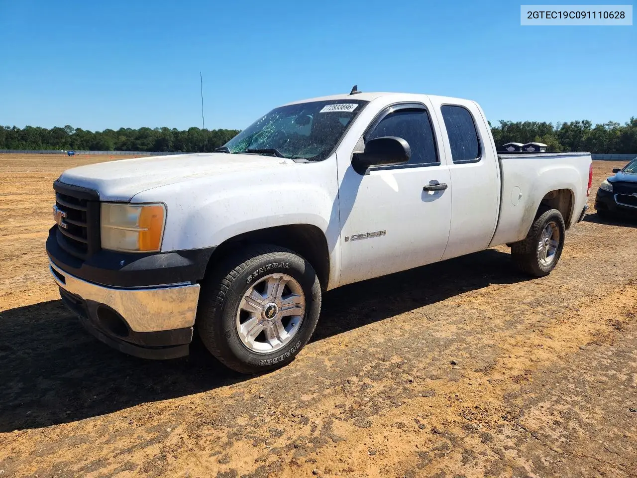 GMC SIERRA 2009, VIN 2GTEC19C091110628