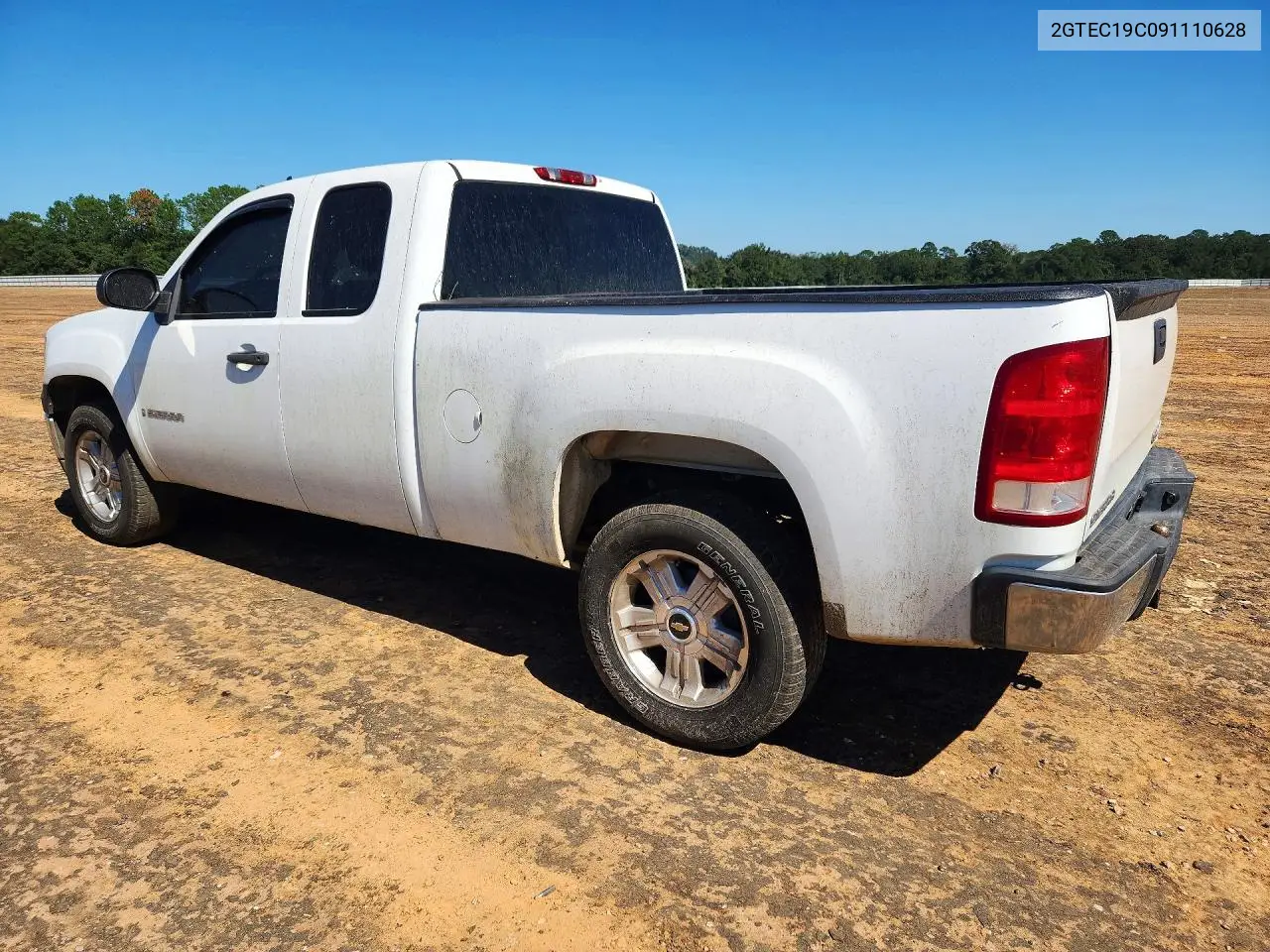 2009 GMC SIERRA VIN 2GTEC19C091110628 — фото 2