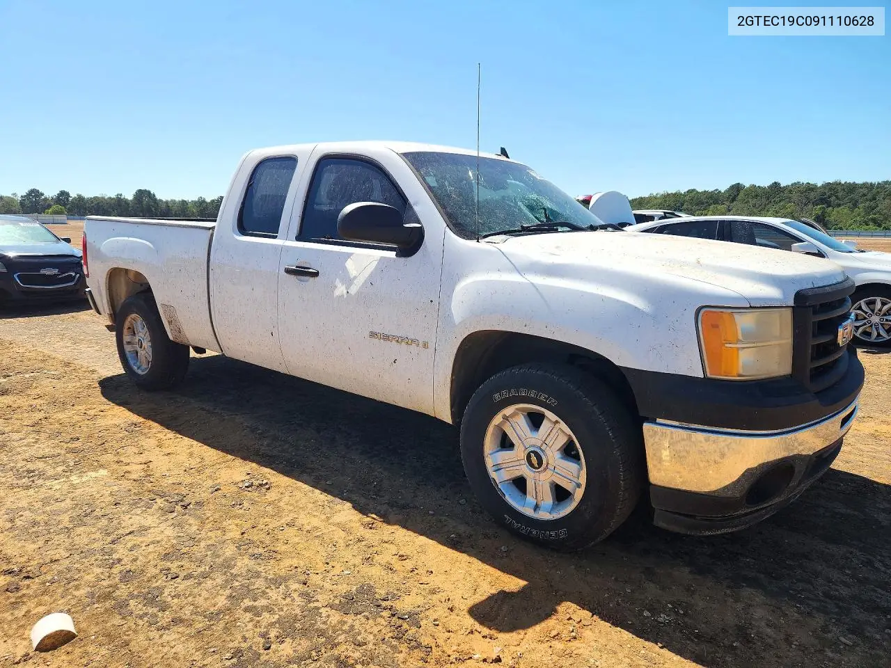 2009 GMC SIERRA VIN 2GTEC19C091110628 — фото 4
