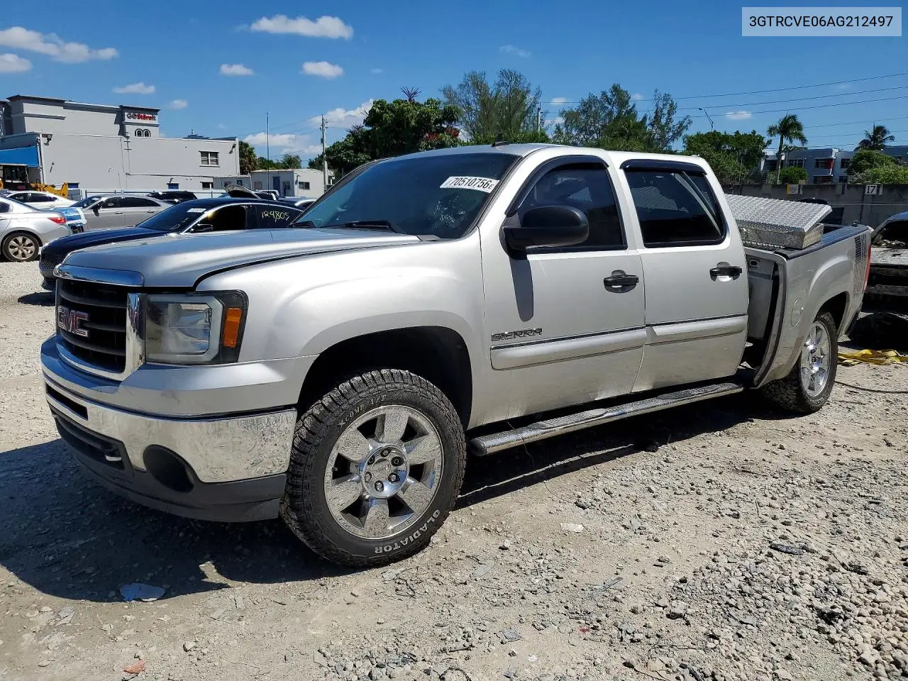 GMC SIERRA 2010, VIN 3GTRCVE06AG212497