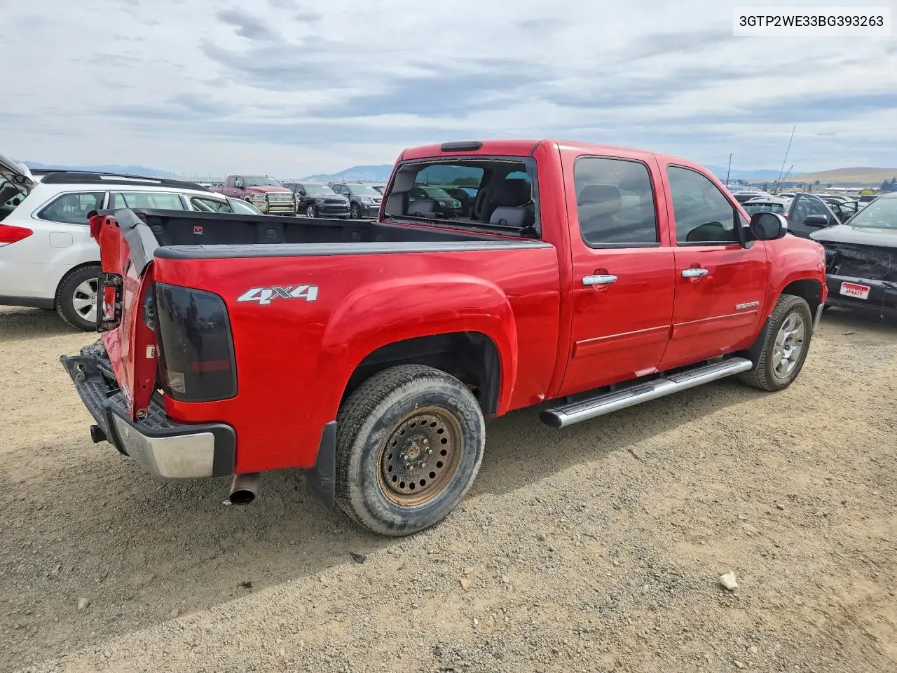 2011 GMC SIERRA VIN 3GTP2WE33BG393263 — фото 3