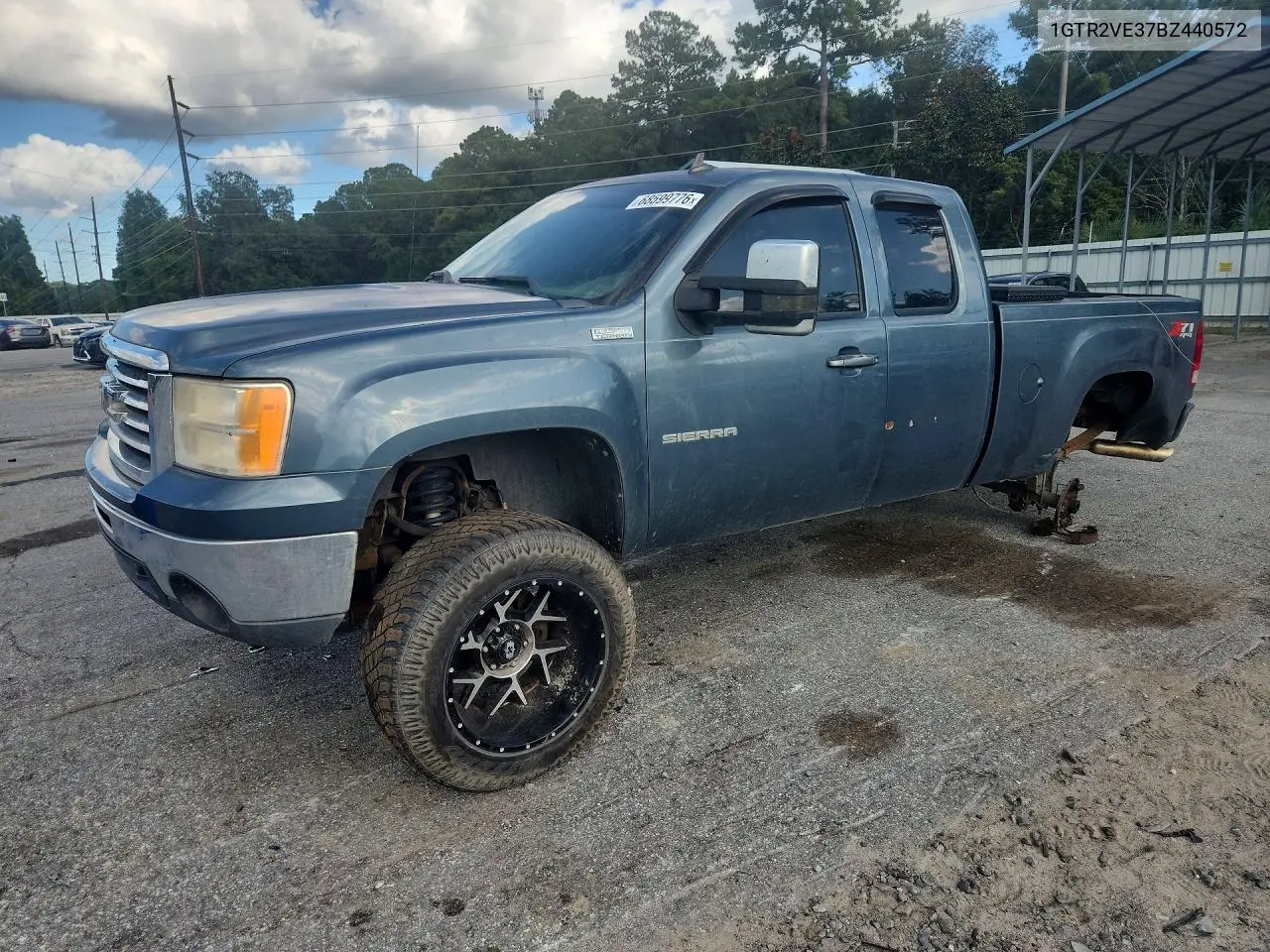GMC SIERRA 2011, VIN 1GTR2VE37BZ440572