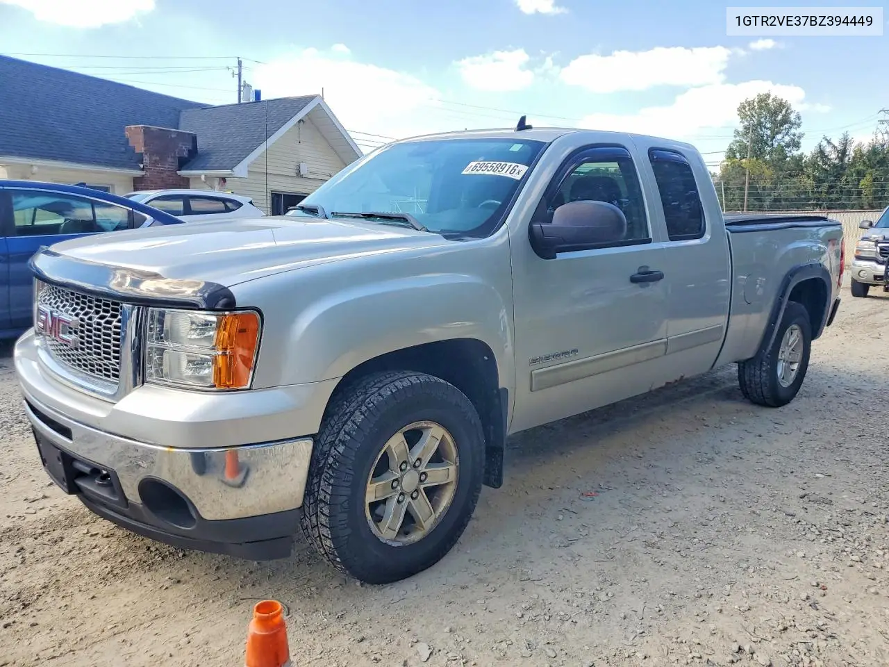 GMC SIERRA 2011, VIN 1GTR2VE37BZ394449