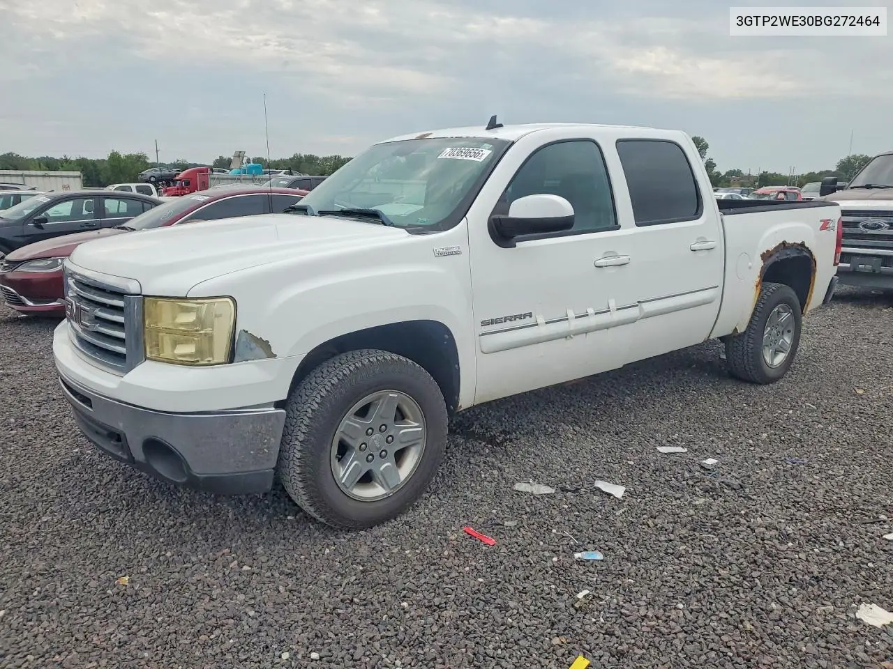 GMC SIERRA 2011, VIN 3GTP2WE30BG272464
