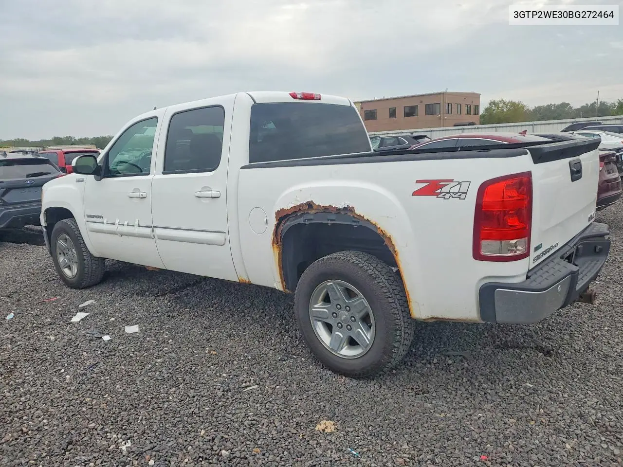 2011 GMC SIERRA VIN 3GTP2WE30BG272464 — фото 2