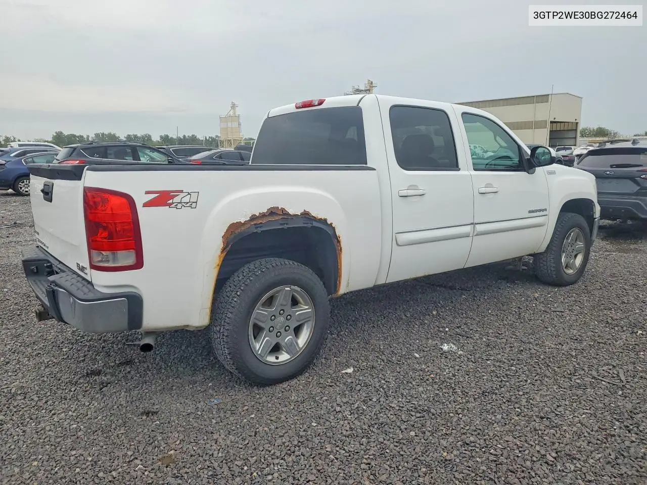2011 GMC SIERRA VIN 3GTP2WE30BG272464 — фото 3