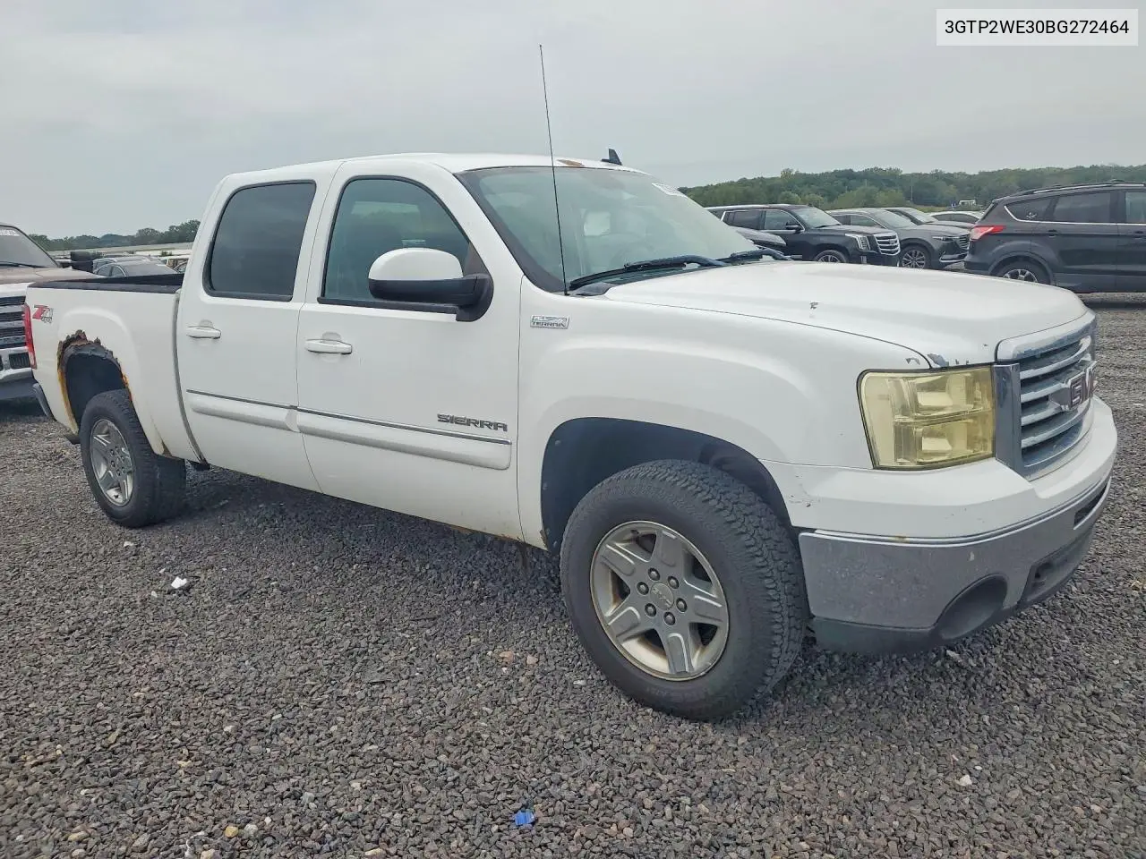 2011 GMC SIERRA VIN 3GTP2WE30BG272464 — фото 4