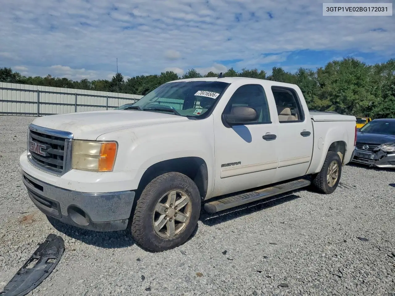 GMC SIERRA 2011, VIN 3GTP1VE02BG172031