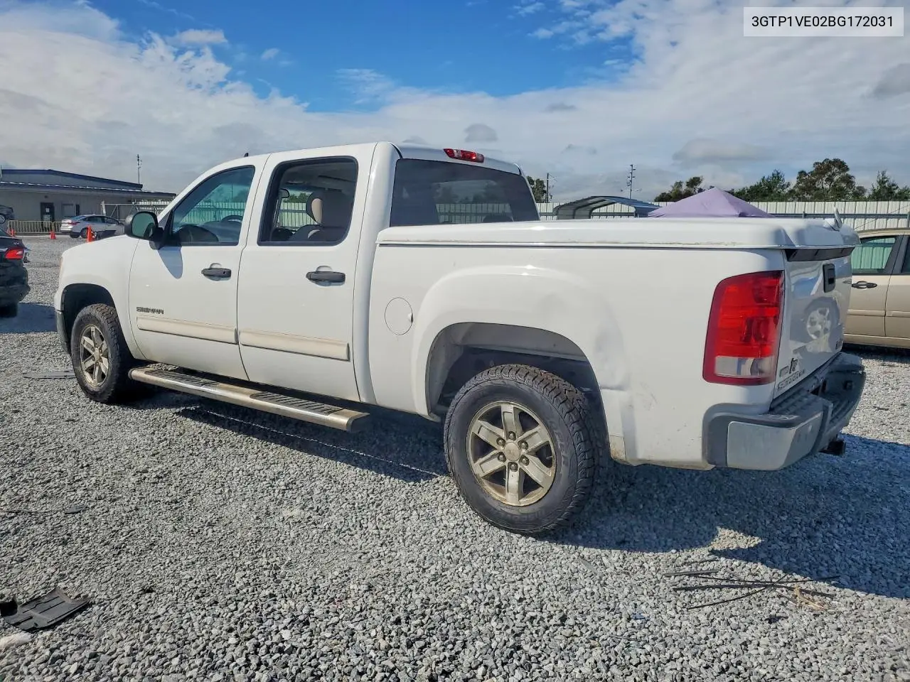 2011 GMC SIERRA VIN 3GTP1VE02BG172031 — фото 2