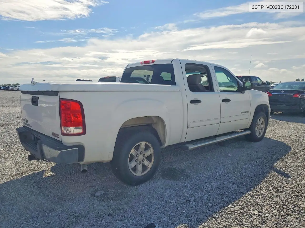 2011 GMC SIERRA VIN 3GTP1VE02BG172031 — фото 3