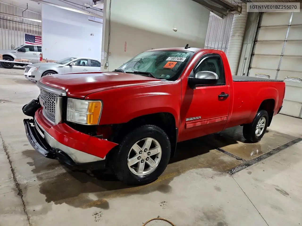 GMC SIERRA 2011, VIN 1GTN1VE01BZ255070